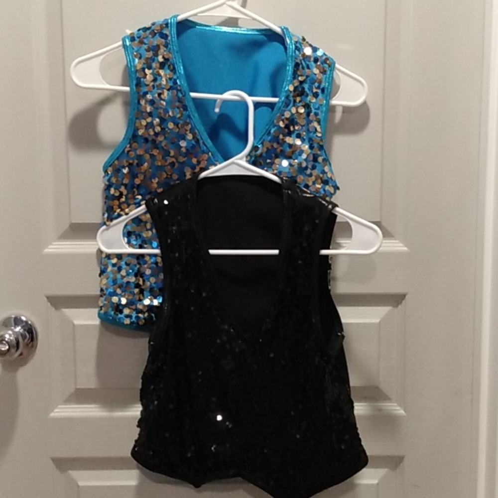 2 Weissman Sequin Vests